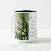 Tasse 2 Couleurs Lys de la Vallée Fleur Fée (Devant gauche)