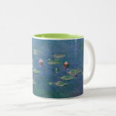 Tasse 2 Couleurs Lys d'eau - par Monet (Devant droit)