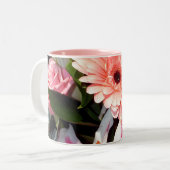 Tasse 2 Couleurs Lys d'hommage | (Devant gauche)