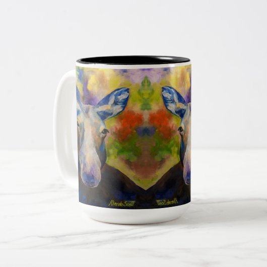 Tasse 2 Couleurs M. Moosey Moose (Devant gauche)
