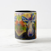 Tasse 2 Couleurs M. Moosey Moose (Centre)