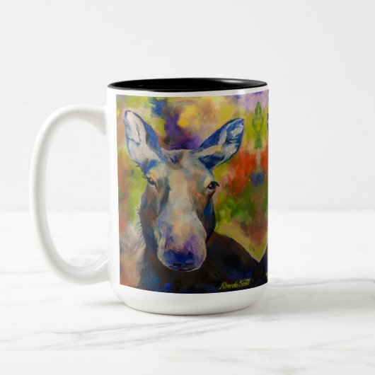 Tasse 2 Couleurs M. Moosey Moose (Gauche)