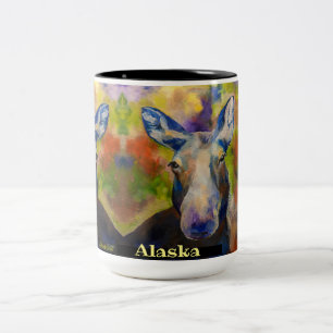 Tasse 2 Couleurs M. Moosey Moose Coffee Mug_ALASKA  
