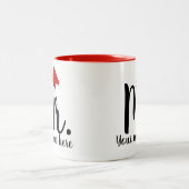 Tasse 2 Couleurs M. Red Père Noël (Centre)