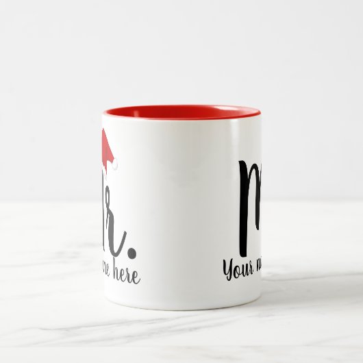 Tasse 2 Couleurs M. Red Père Noël (Centre)