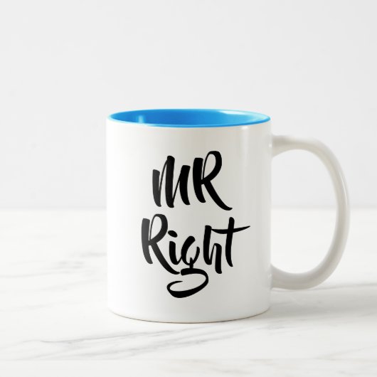 Tasse 2 Couleurs M. Right Fun (Droit)