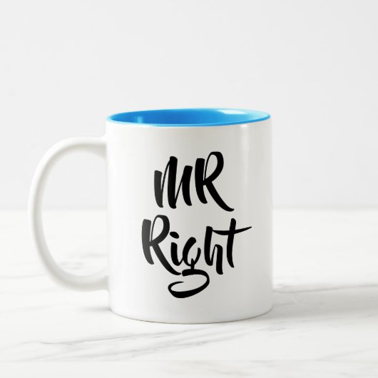 Tasse 2 Couleurs M. Right Fun (Gauche)
