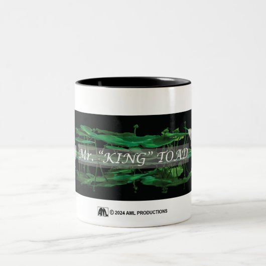 TASSE 2 COULEURS M. "ROI" TOAD (Centre)