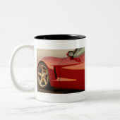 Tasse 2 Couleurs Ma Corvette rouge (Gauche)