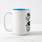 Tasse 2 Couleurs Ma femme est plus chaude que mon café (Gauche)