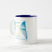 Tasse 2 Couleurs Ma maman est un ange (Devant gauche)