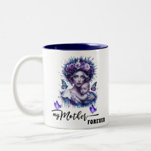 Tasse 2 Couleurs MA MÈRE JAMAIS /Fête des mères