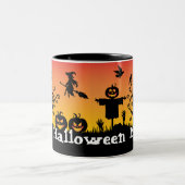 Tasse 2 Couleurs Ma Musique d'Halloween (Centre)