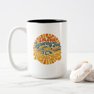 Tasse 2 Couleurs Ma patience a quitté le chat – Drôle Rétro 70