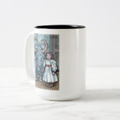 Tasse 2 Couleurs Ma première bête #1 - Créature gothique étrange su (Devant gauche)