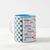 Tasse 2 Couleurs Ma prière pour vous (Devant gauche)