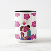 Tasse 2 Couleurs Ma Saint-Valentin. (Centre)