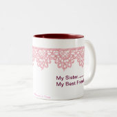 Tasse 2 Couleurs Ma soeur….Mon meilleur ami (Devant droit)