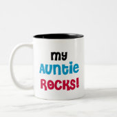 Tasse 2 Couleurs Ma tante Rocks (Gauche)