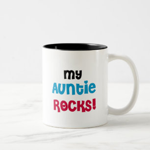 Tasse 2 Couleurs Ma tante Rocks Tshirts et cadeaux