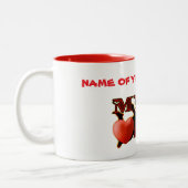 TASSE 2 COULEURS MA VALENTINE (Gauche)