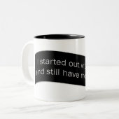 Tasse 2 Couleurs Ma vie (Devant gauche)