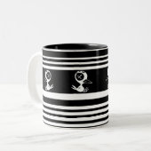 Tasse 2 Couleurs Maakies Boug de café coupé (Devant gauche)