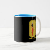Tasse 2 Couleurs Maat Sur Gold Cartouche (Devant droit)