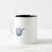 Tasse 2 Couleurs Macaroni WAP dans un pot (Devant gauche)