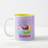 Tasse 2 Couleurs Macarons français (Gauche)