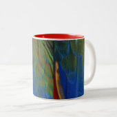 Tasse 2 Couleurs Macaw Feathers (Devant droit)