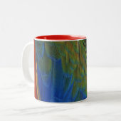 Tasse 2 Couleurs Macaw Feathers (Devant gauche)
