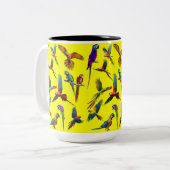 Tasse 2 Couleurs Macaws et autres macaws (Devant gauche)