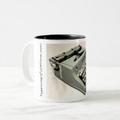 Tasse 2 Couleurs Machine à écrire de Hermes 3000 - 1970 (Devant gauche)