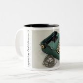 Tasse 2 Couleurs Machine à écrire portative électrique de (Devant gauche)