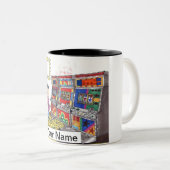 Tasse 2 Couleurs Machine à sous - Dessin féminin par PrintedPerfect (Devant droit)