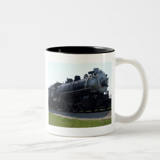 Tasse 2 Couleurs Machine à vapeur (Droit)