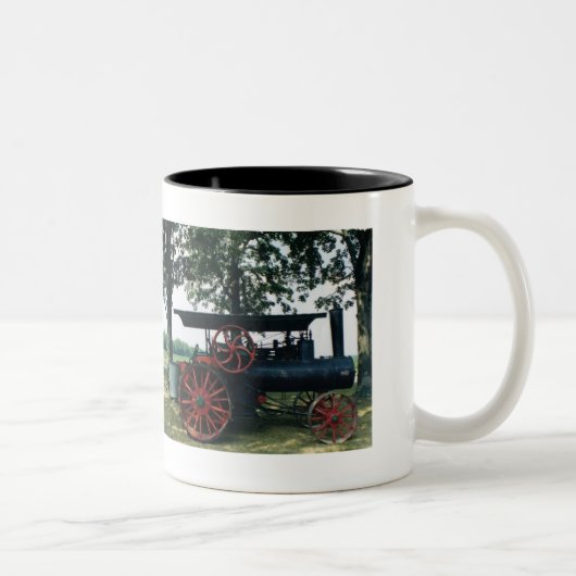 Tasse 2 Couleurs machine à vapeur (Droit)