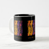 Tasse 2 Couleurs Mackintosh : Conception de tulipes (Devant gauche)