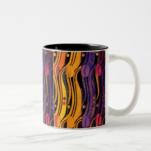 Tasse 2 Couleurs Mackintosh : Conception de tulipes (Droit)