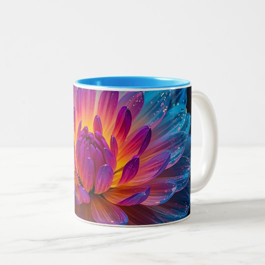 Tasse 2 Couleurs Macro Aurora Bloom (Devant droit)