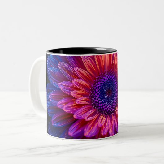 Tasse 2 Couleurs Macro Crystalline Cascade (Devant gauche)