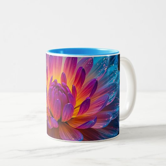 Tasse 2 Couleurs Macro Ethereal Zen (Devant droit)