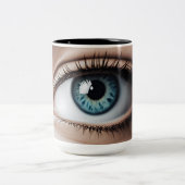 Tasse 2 Couleurs Macro oeil femelle (Centre)