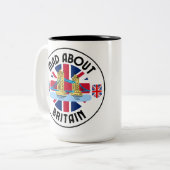 Tasse 2 Couleurs Mad About Britain Tower Bridge (Devant gauche)