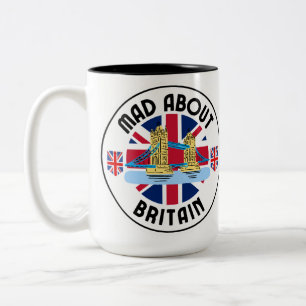 Tasse 2 Couleurs Mad About Britain Tower Bridge