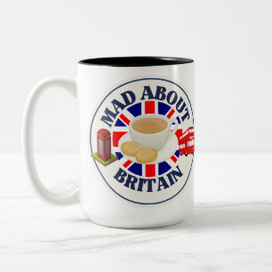 Tasse 2 Couleurs Mad sur la Grande-Bretagne