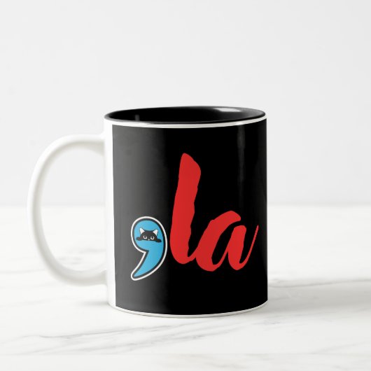 Tasse 2 Couleurs Madame Chat 2024 Coma La (Gauche)