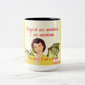 Tasse 2 Couleurs Madame de dragon (Centre)