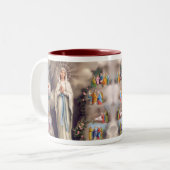 Tasse 2 Couleurs Madame de Lourdes (Devant gauche)